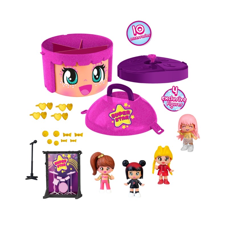 PINYPON VALIGETTA 4 PERSONAGGI