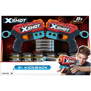 X SHOT PISTOLE KICKBACK X2