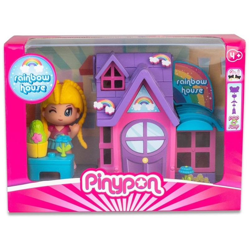 PINYPON RAINBOW HOUSE CASETTA CON PERSONAGGIO