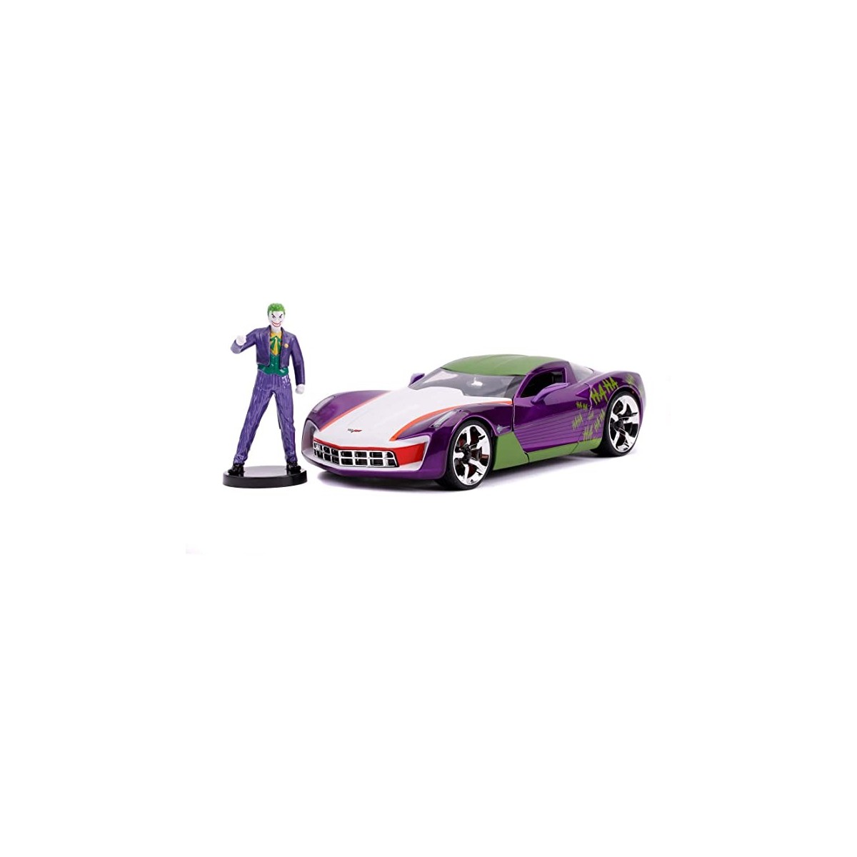 JOKER CORVETTE C/PERS. DIE CAST