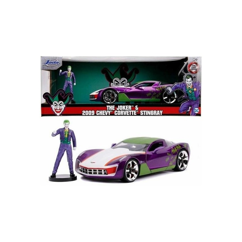 JOKER CORVETTE C/PERS. DIE CAST
