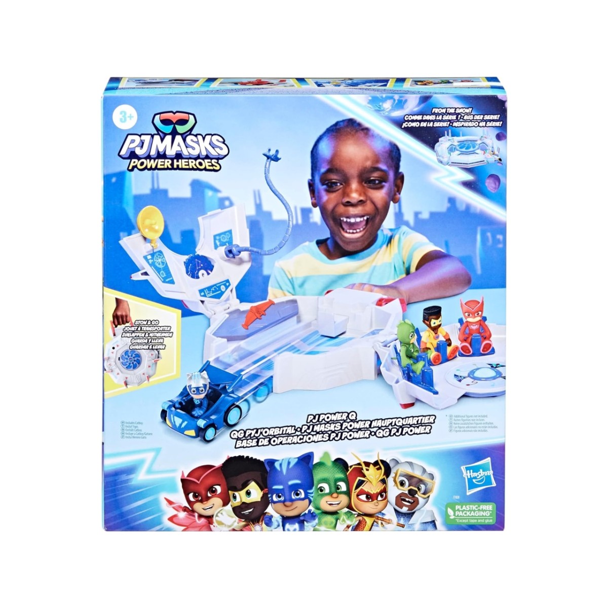 PJ MASKS QUARTIER CON PERSONAGGIO E VEICOLO
