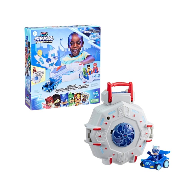 PJ MASKS QUARTIER CON PERSONAGGIO E VEICOLO