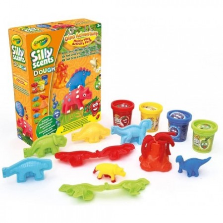 SILLY SCENT DOUGH SET CREA E MOD. DINOSAURI