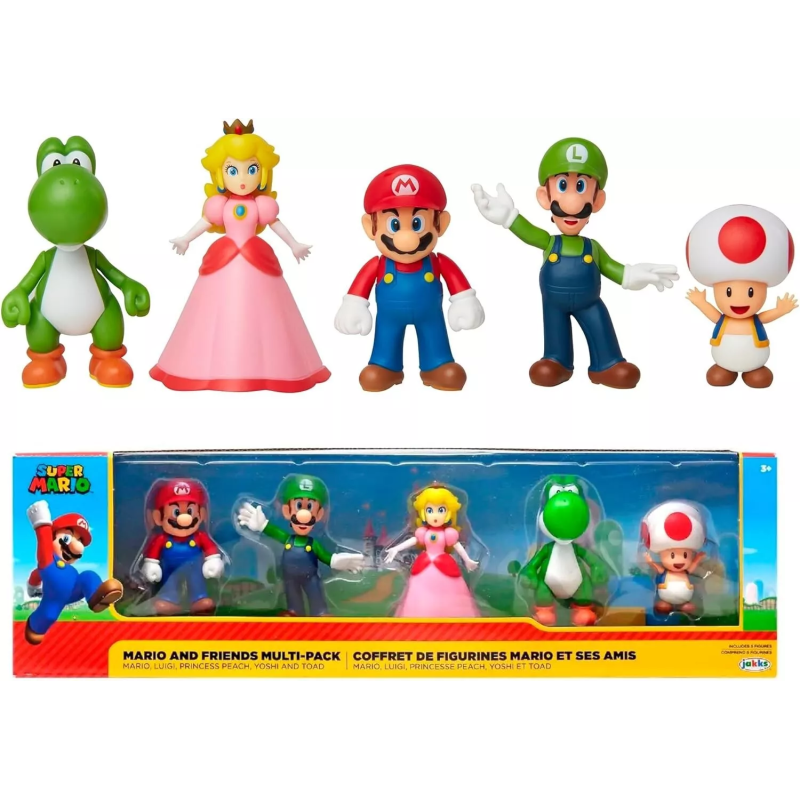 SUPERMARIO MARIO ED I SUOI AMICI 5 PERSONAGGI