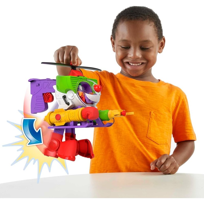 IMAGINEX BATMAN JOKER CON ELICOTTERO
