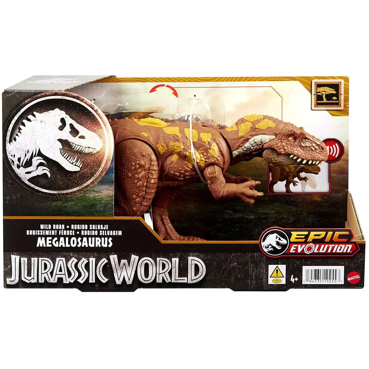 JURASSIC WORLD MEGALOSAURUS FUNZIONI