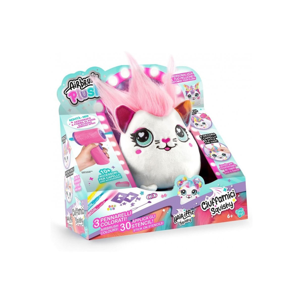 AIRBRUSH PLUSH CIUFFAMICI SQUISHY