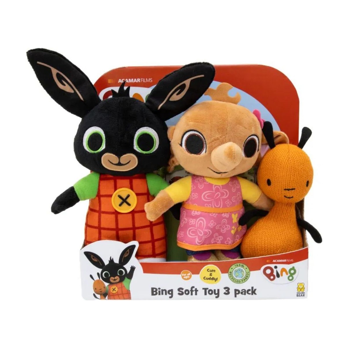 BING SET 3 PERSONAGGI PELUCHE 30CM.