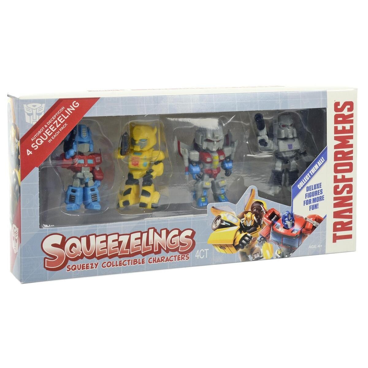 TRANSFORMERS SQUEEZELINGS 4 PERSONAGGI