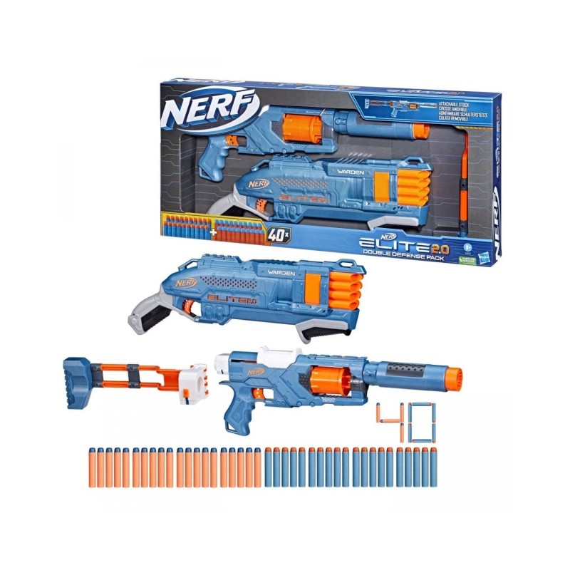 NERF ELITE 2.0 DOUBLE DEFENDSE PACK