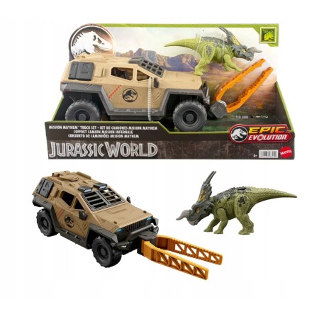 JURASSIC WORLD CAMION MISSIONE MAYHEM