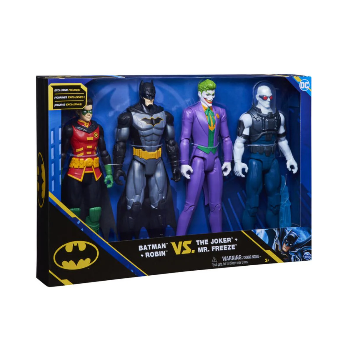 DC COMICS PACK BATMAN+ROBIN VS. THE JOKER MR. FREEZE