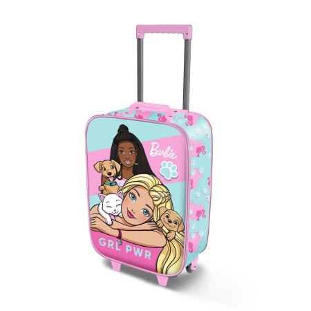 BARBIE TROLLEY DA VIAGGIO SOFT 3D