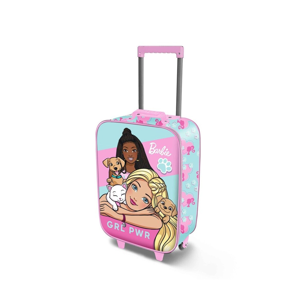 BARBIE TROLLEY DA VIAGGIO SOFT 3D