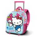 HELLO KITTY  ZAINO TROLLEY ASILO FRIENDS