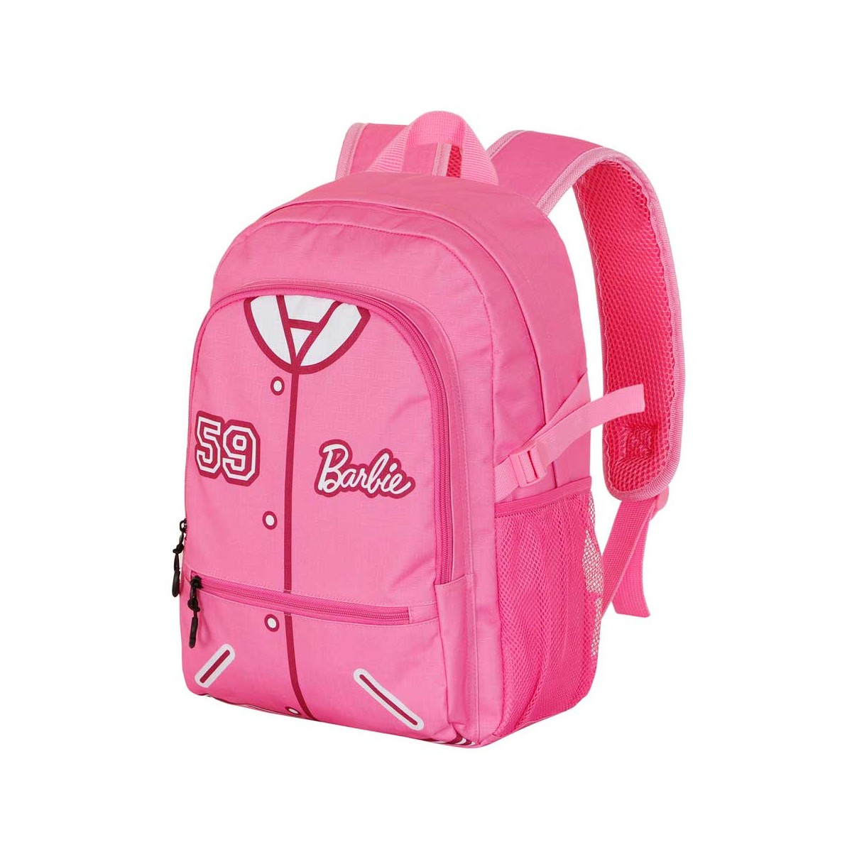 BARBIE ZAINO 3 ZIP FAN VARSITY