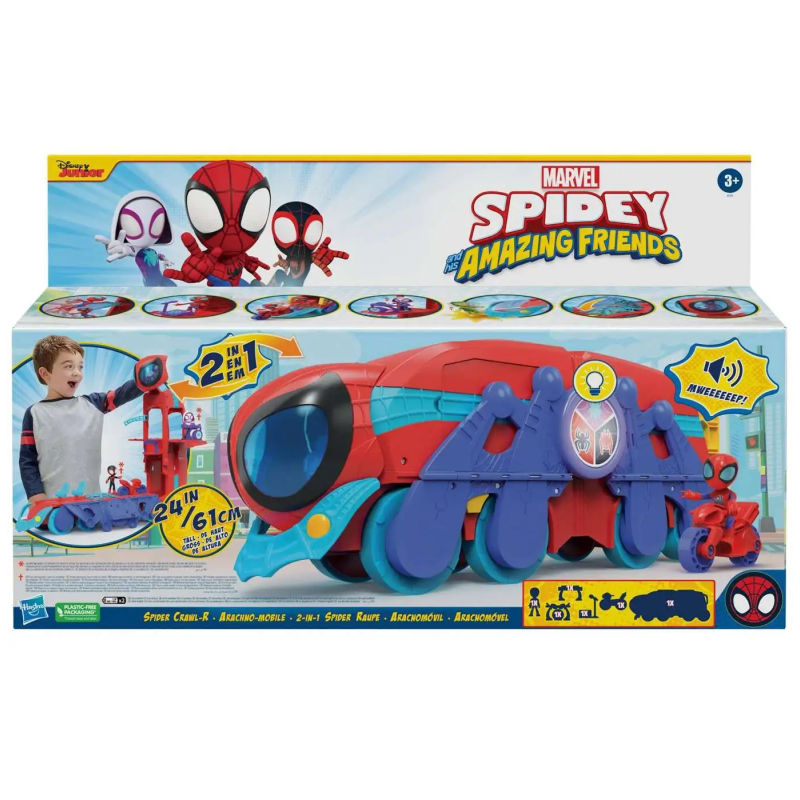 SPIDEY SUPER CRAWL-R 2 IN 1