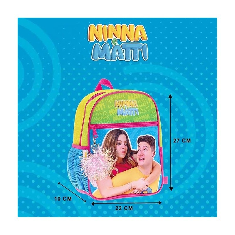 NINNA E MATTI ZAINO ASILO POM POM