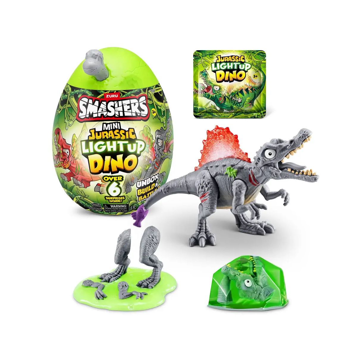 SMASHERS MINI LIGHT DINO OVER 6