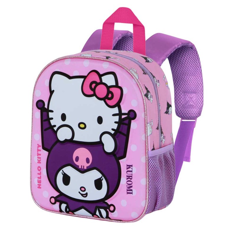 HELLO KITTY KUROMI ZAINO ASILO 3D
