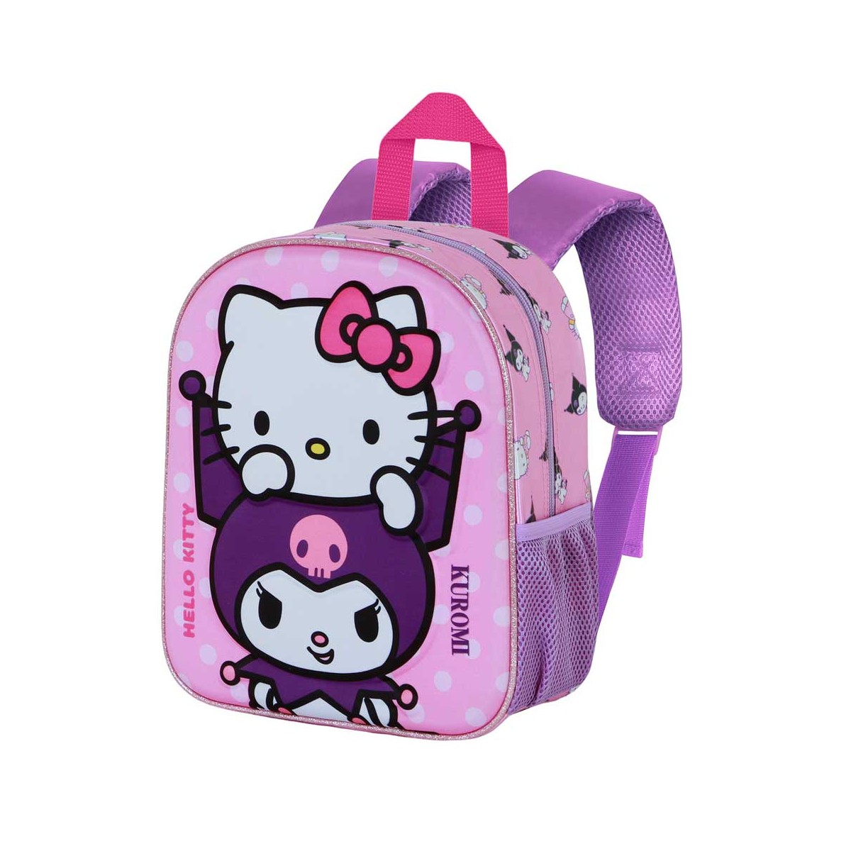 HELLO KITTY KUROMI ZAINO ASILO 3D