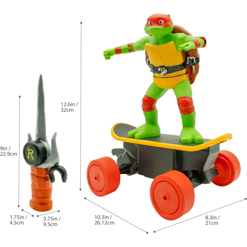 TURTLES NINJA COWABUNGA SKATE R/C