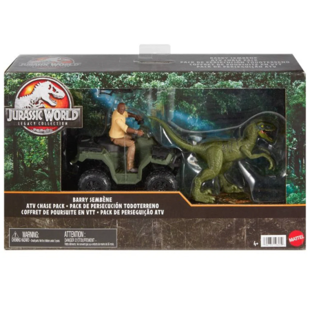 JURASSIC WORLD ATV CON PERSOAGGI