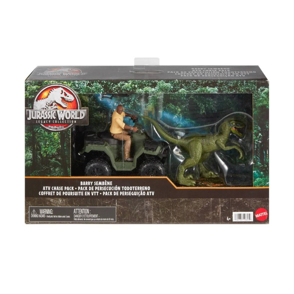 JURASSIC WORLD ATV CON PERSOAGGI