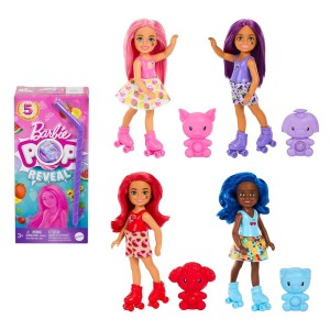BARBIE SKIPPER COLOR REVEAL 5 SORPRESE