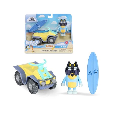 BLUEY PERSONAGGIO CON VEICOLO