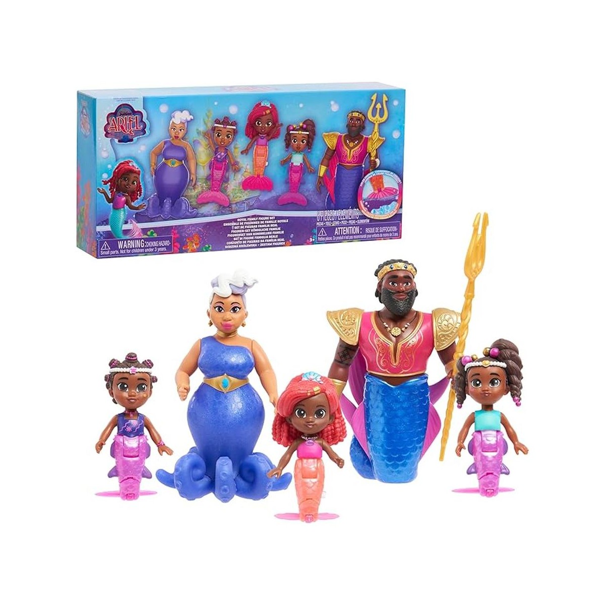 ARIEL PERSONAGGI FAMIGLIA REALE 5PZ.