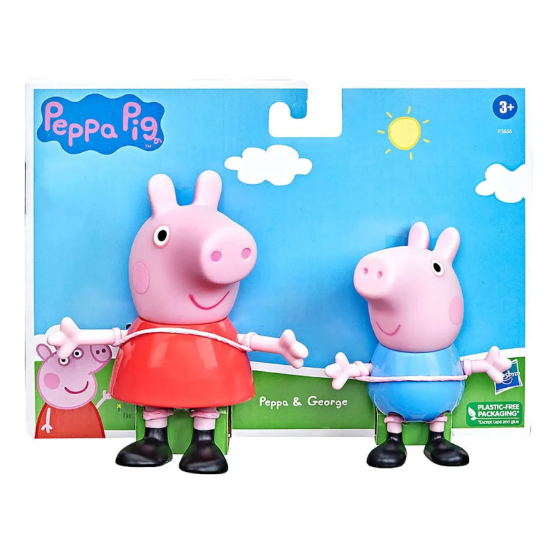 PEPPA PIG SET 2 PERSONAGGI 20CM.