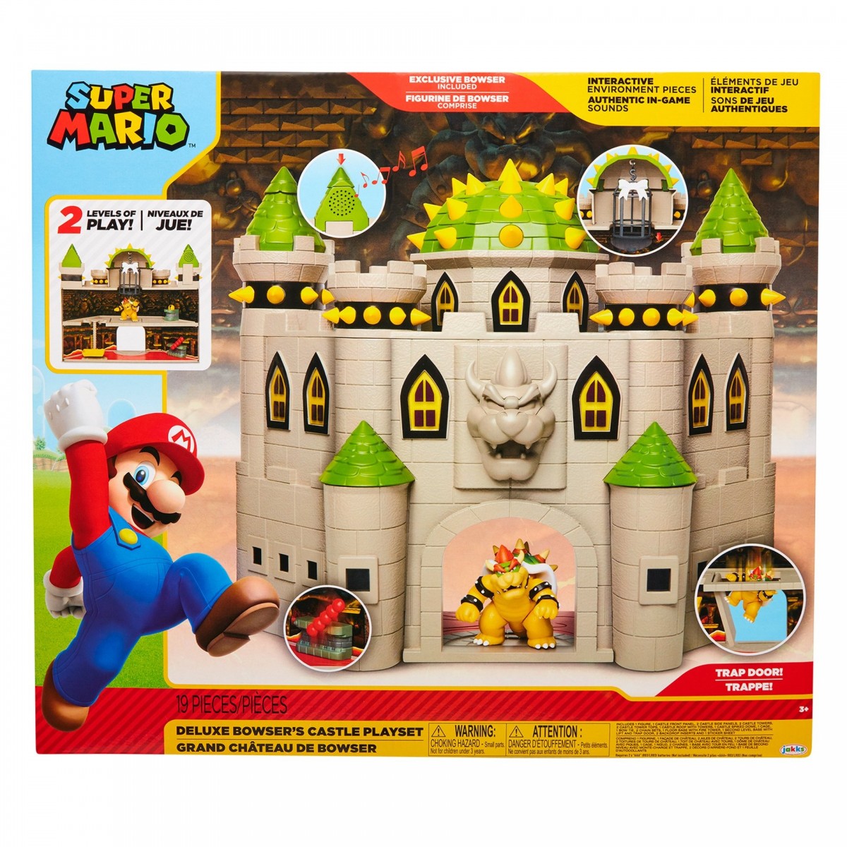 SUPERMARIO CASTELLO BOWSER PLAYSET