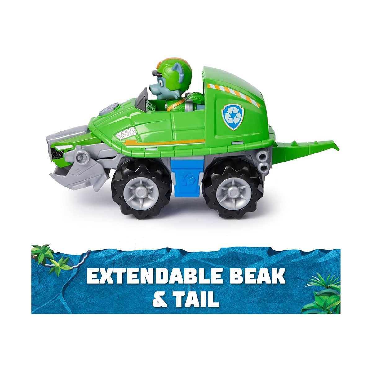 PAW PATROL JUNGLE PUPS ROCKY C/VEICOLO