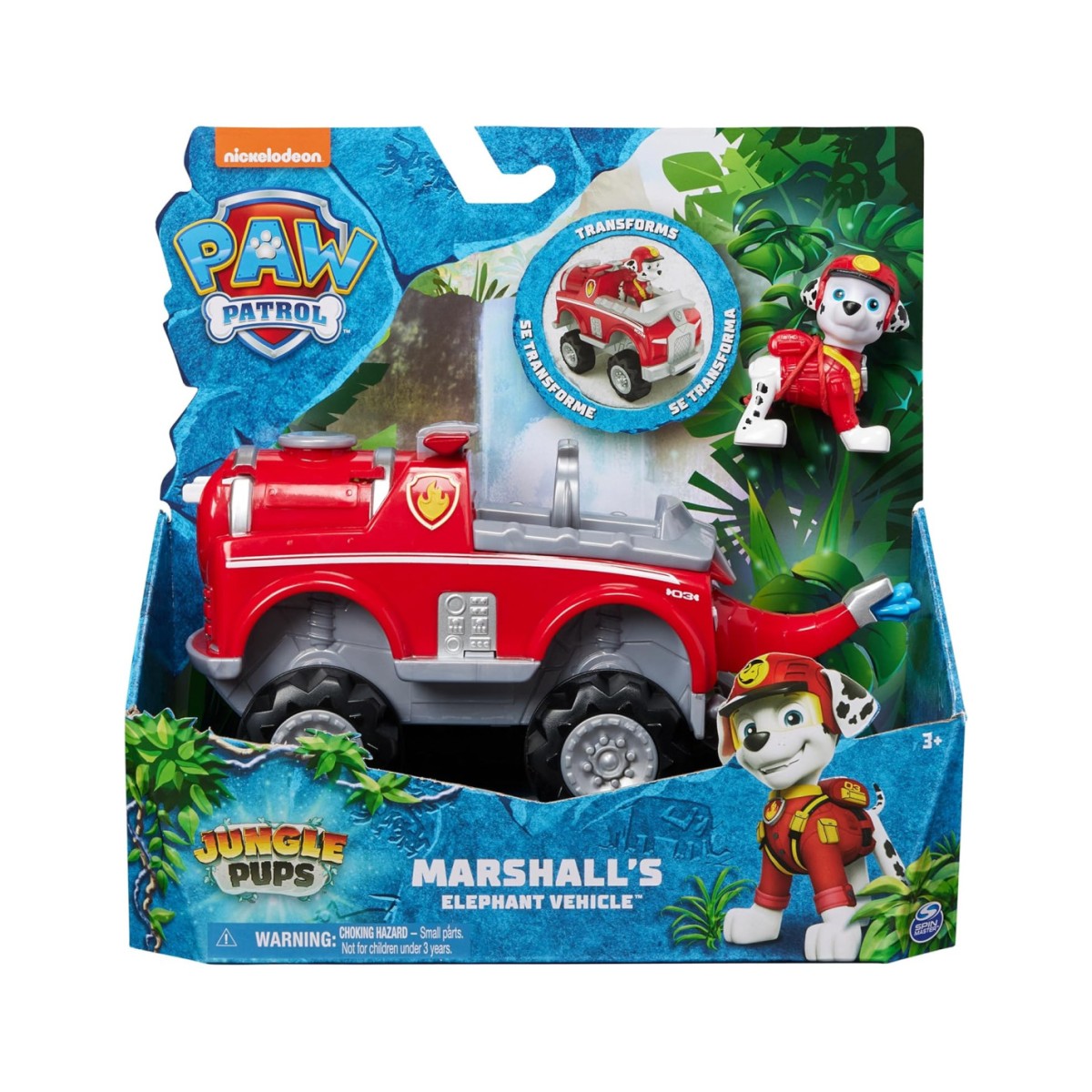 PAW PATROL JUNGLE PUPS MARSHALL C/VEICOLO