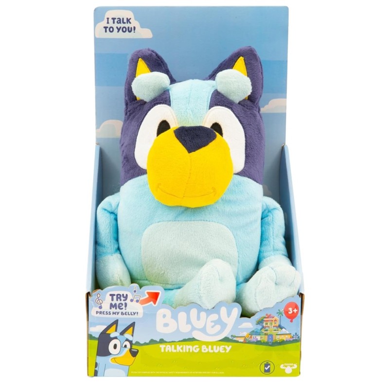 BLUEY PELUCHE 33CM. C/FUNZIONI
