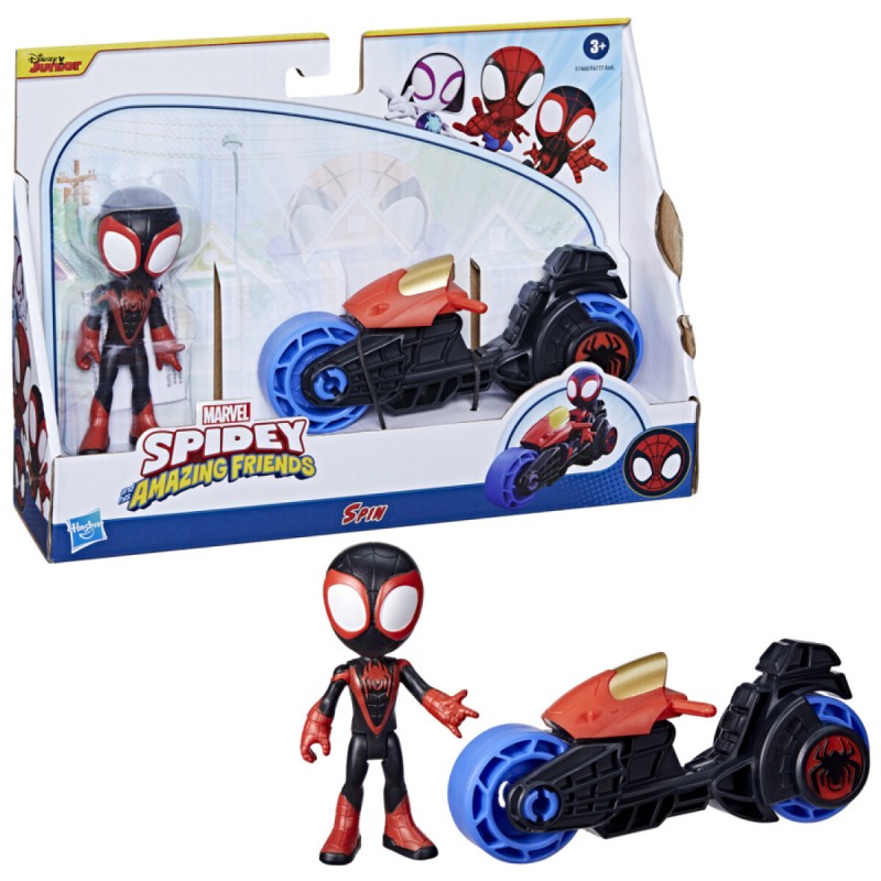 SPIDEY MILES MORALES PERSONAGGIO C/VEICOLO
