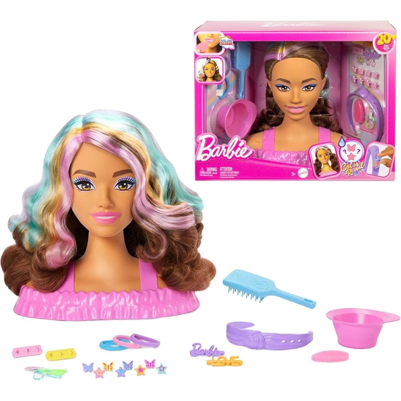 BARBIE TESTA DELUXE STYLING CASTANA JFG82