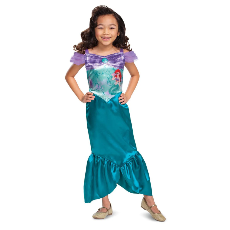 PRINCESS ARIEL TRAVESTIMENTO BASIC 7/8 ANNI