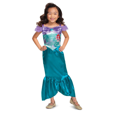 PRINCESS ARIEL TRAVESTIMENTO BASIC 7/8 ANNI