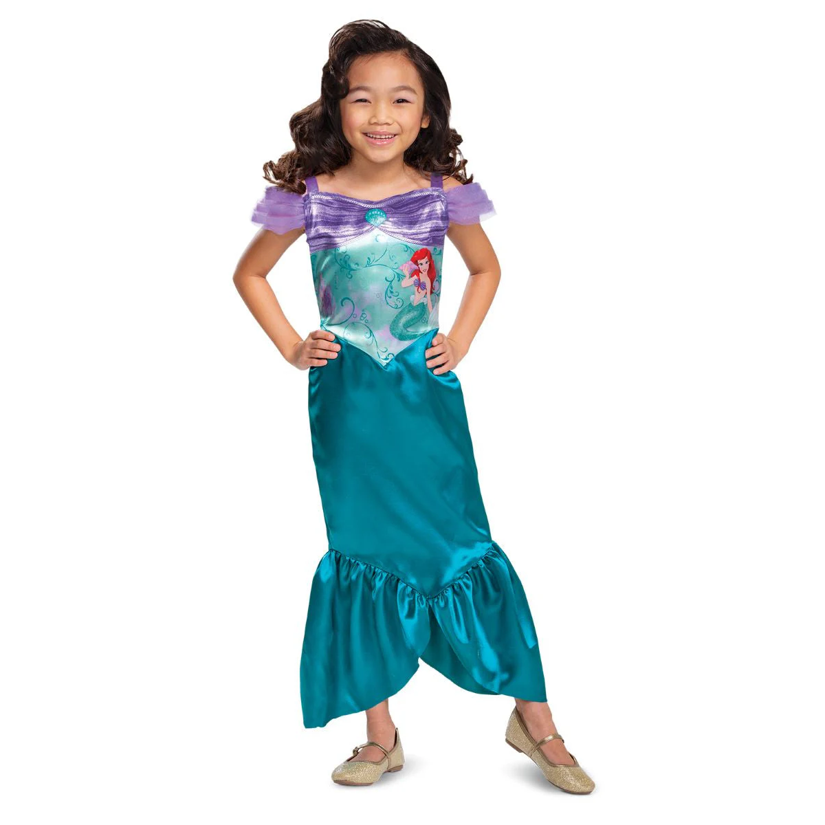 PRINCESS ARIEL TRAVESTIMENTO BASIC 7/8 ANNI