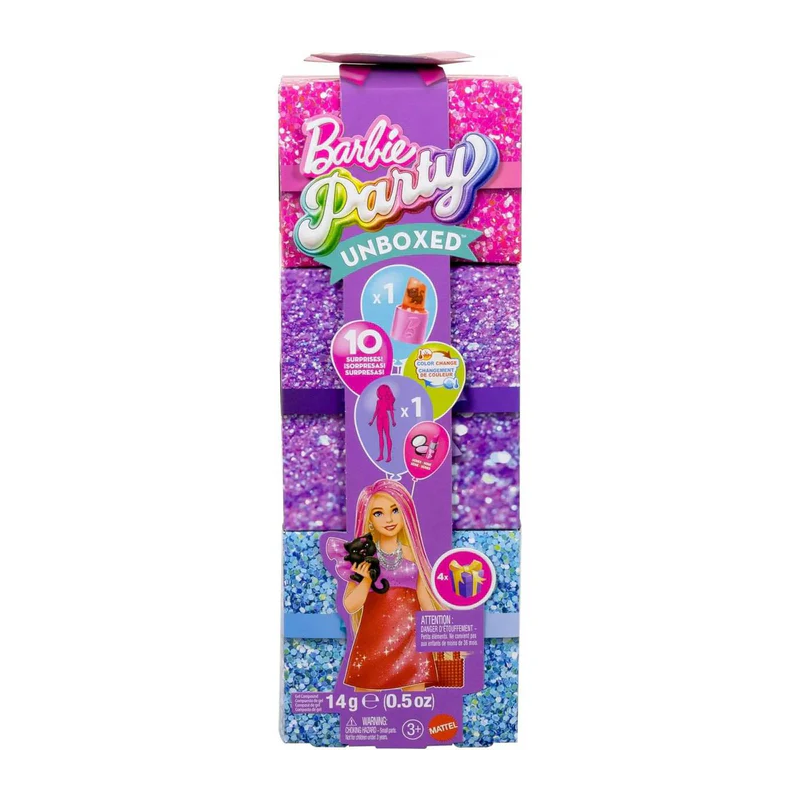 BARBIE PARTY UNBOXED SURPRISE