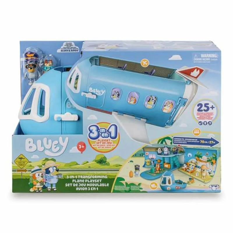BLUEY AEREO 3 IN 1 TRASFORMABILE