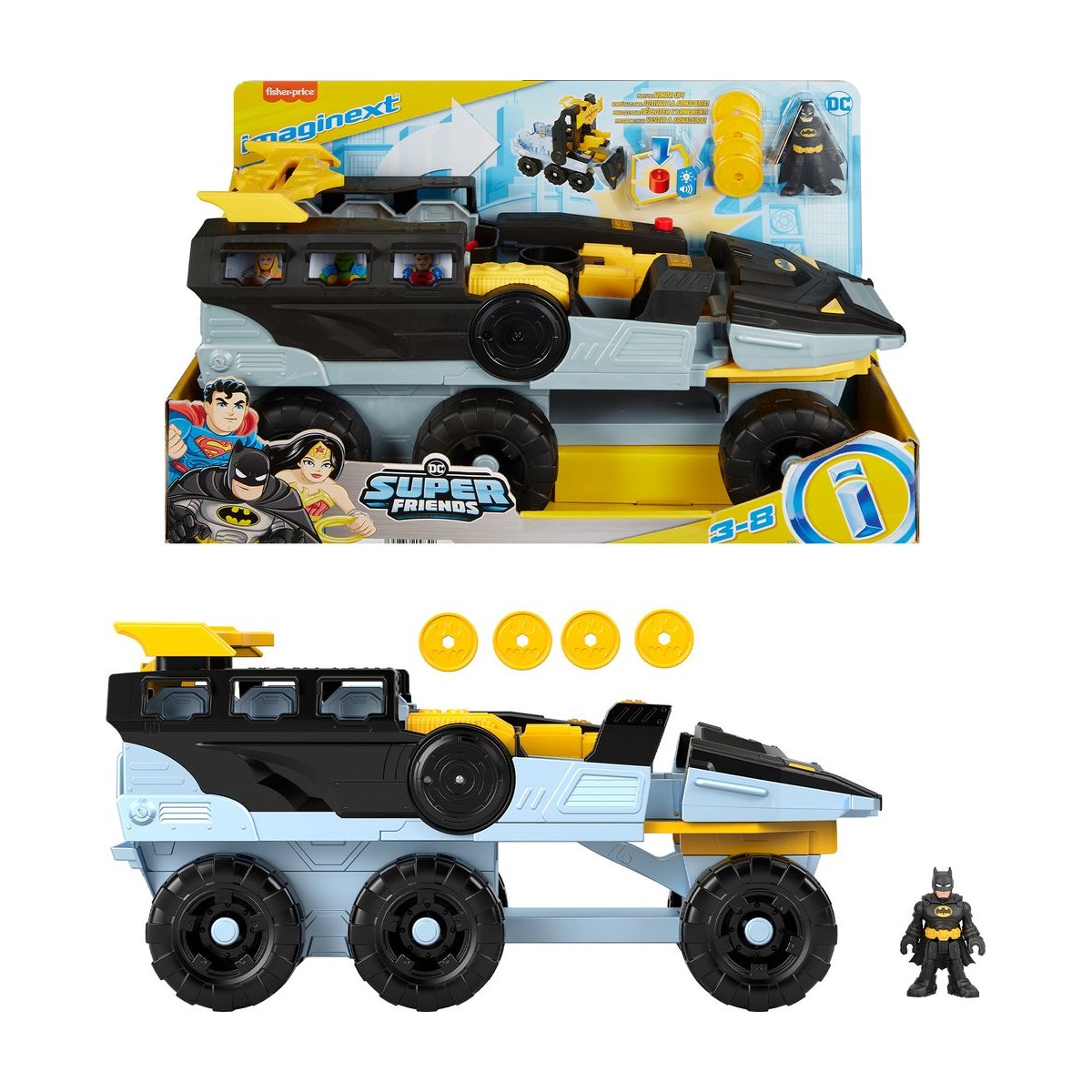 BATMAN IMAGINEX CAMION TRASFORMABILE