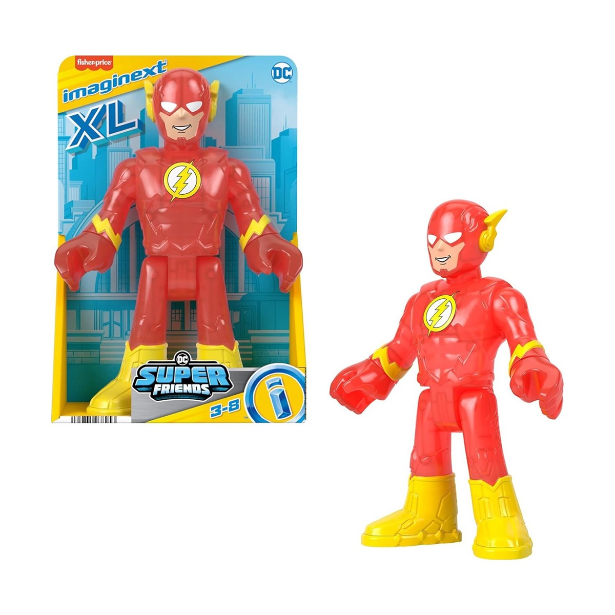 DC IMAGINEX XL FLASH SUPER FRIENDS 28CM.