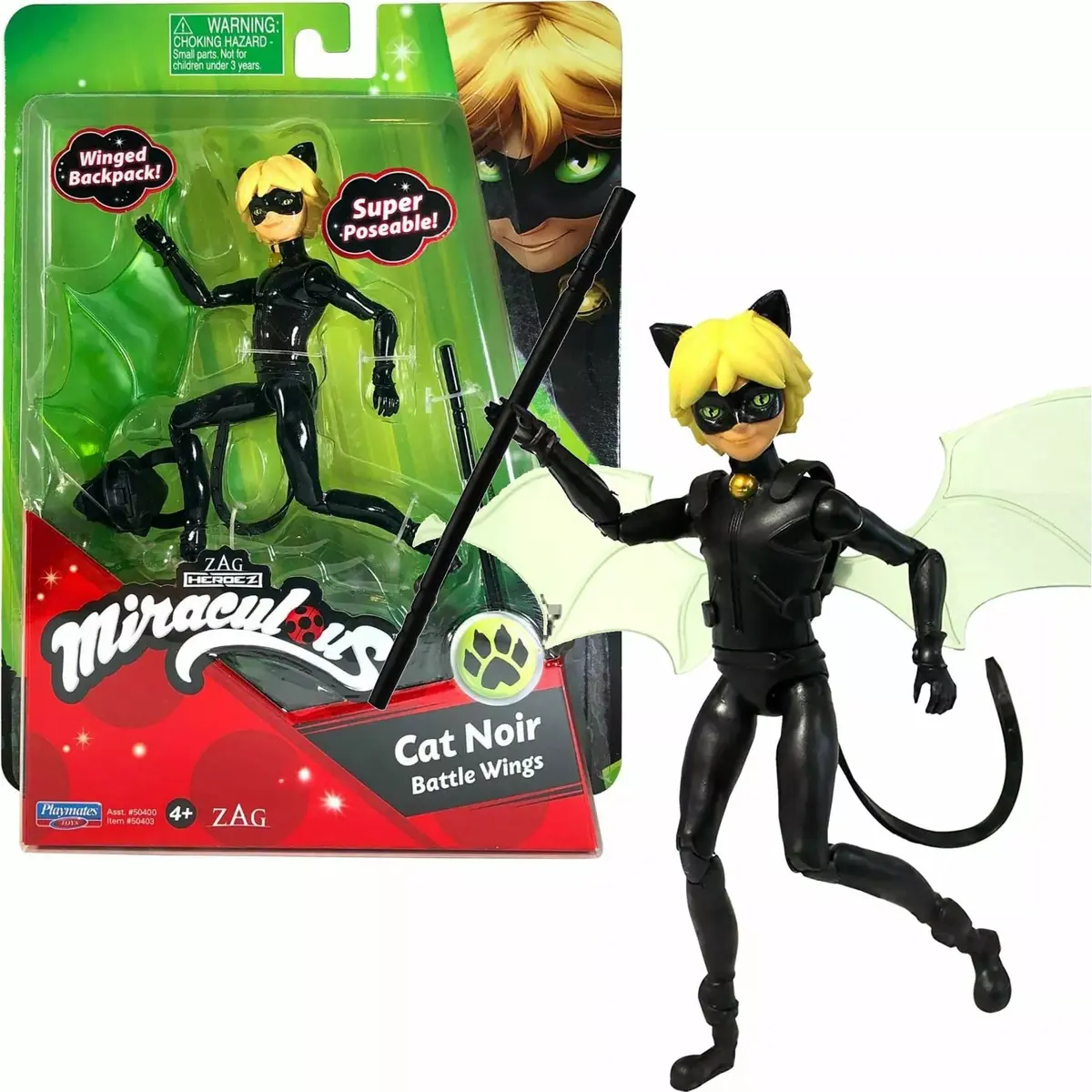 MIRACULOUS CAT NOIR PERSONAGGIO 15CM.