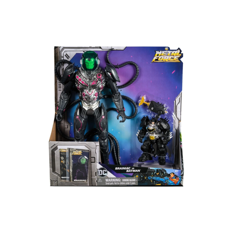 DC METAL FORCE BRAINIAC VS BATMAN