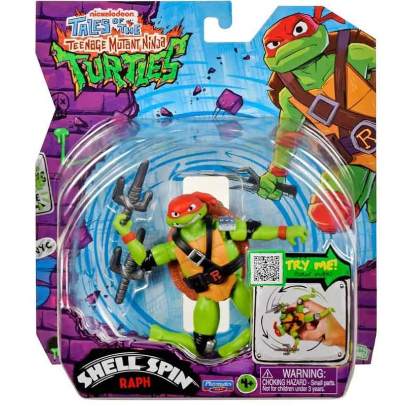 TURTLES NINJA SHELL SPIN RAFFAELLO