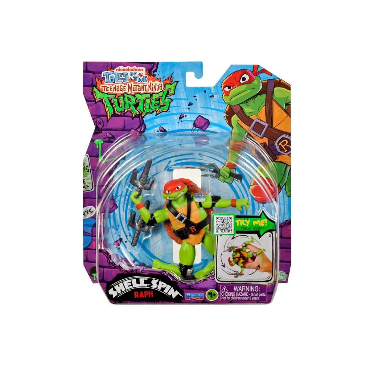 TURTLES NINJA SHELL SPIN RAFFAELLO